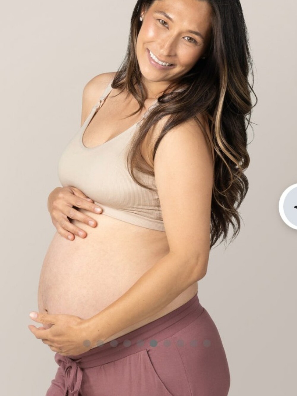 Kindred Bravely Mia Nursing & Maternity Bra in Light Beige